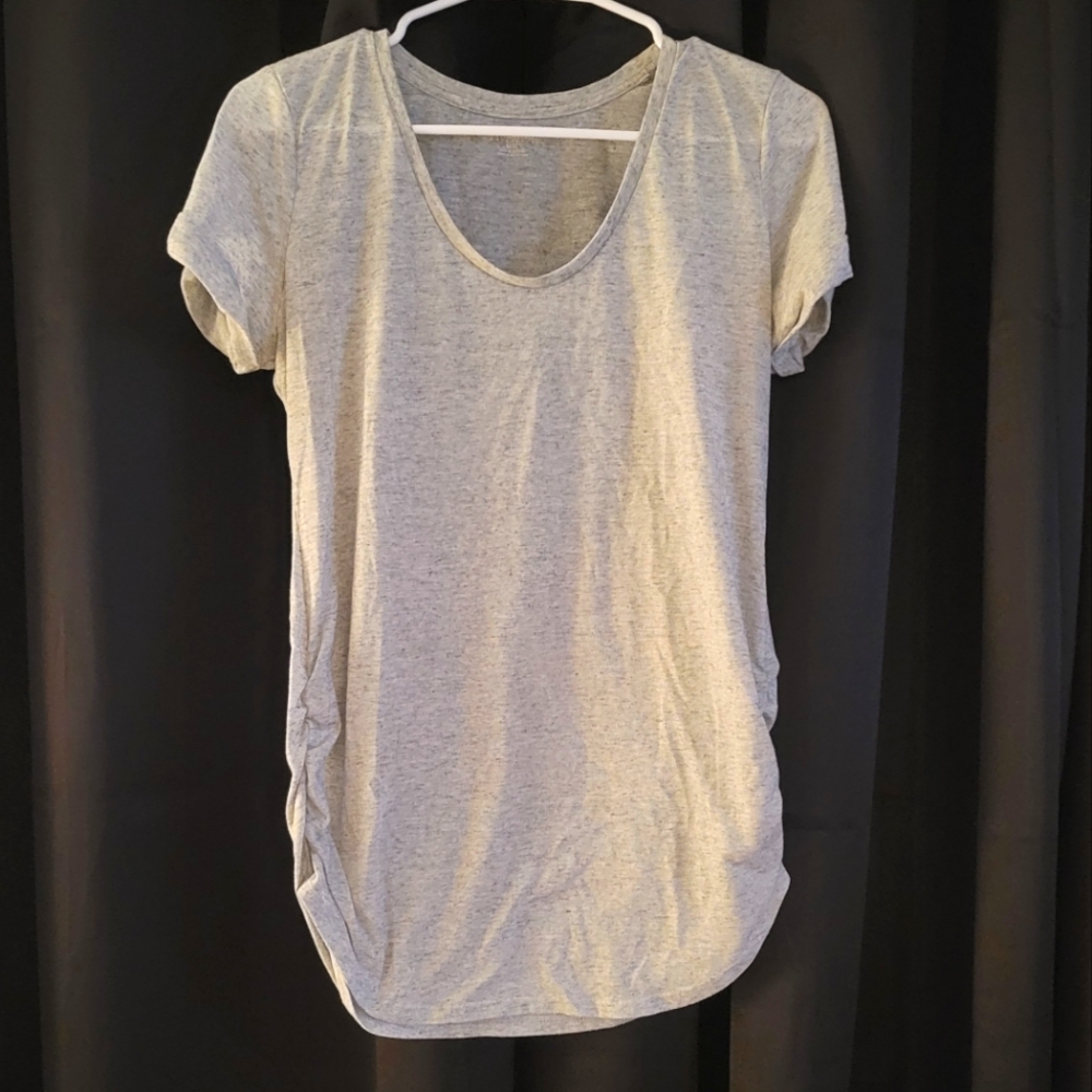 Gray Maternity Shirt